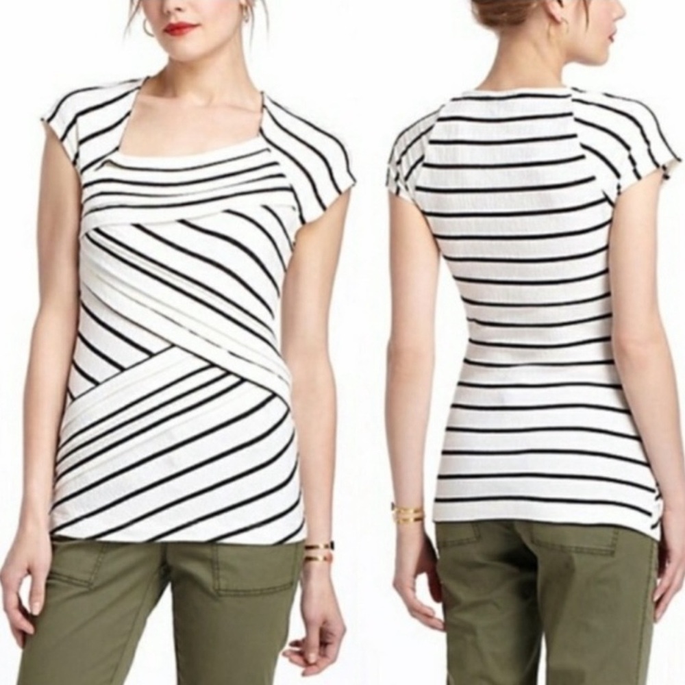 Anthropologie Postmark Slanted Layers Tee